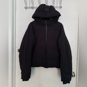 lululemon athletica Black Hooded Puffer Jacket